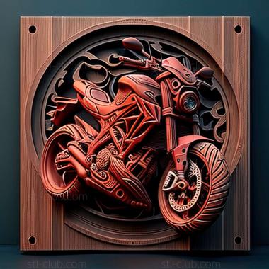 3D мадэль Ducati Hypermotard (STL)